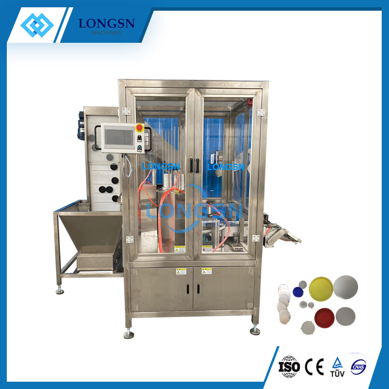 Automatic cap liner inserting machine