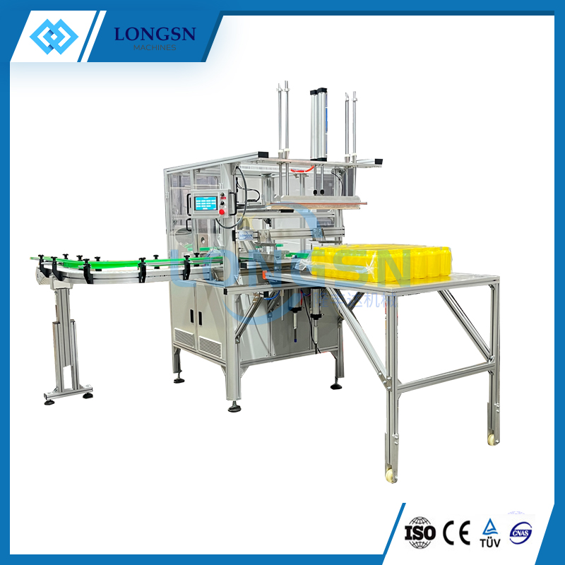 Automatic empty bottle bag packaging machine